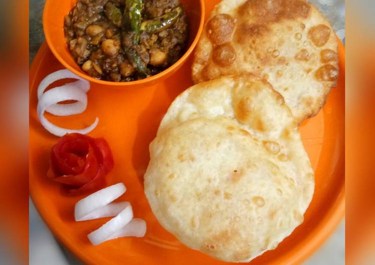 Simple Way to Make Super Quick Homemade Chole bhature