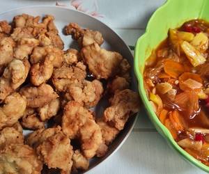 Ini Caranya Ayam krispy saus asam manis Gurih Mantul