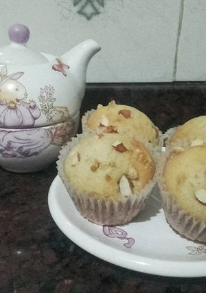 Una foto de Muffins de nuez y almendra