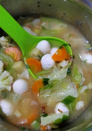 Foto resep Sup Telur Puyuh