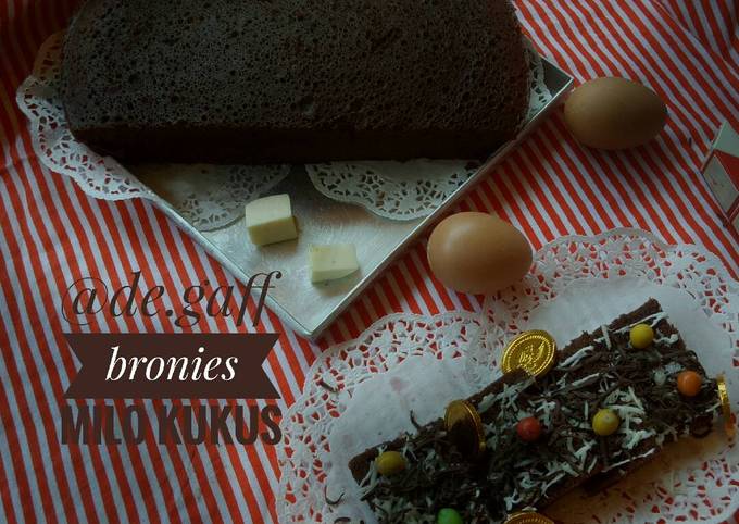 Cara Gampang Membuat Ini resep bronis pertama yang saya coba uhuiii dan berhasilll😊 Anti Gagal