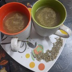 A picture of Fennel seeds ka sharbat.