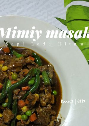 Foto resep Sapi Lada Hitam praktis