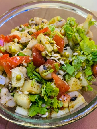Easy Ways Prepare|Recipe} Sprouts Lobia Salad Anti-Fail