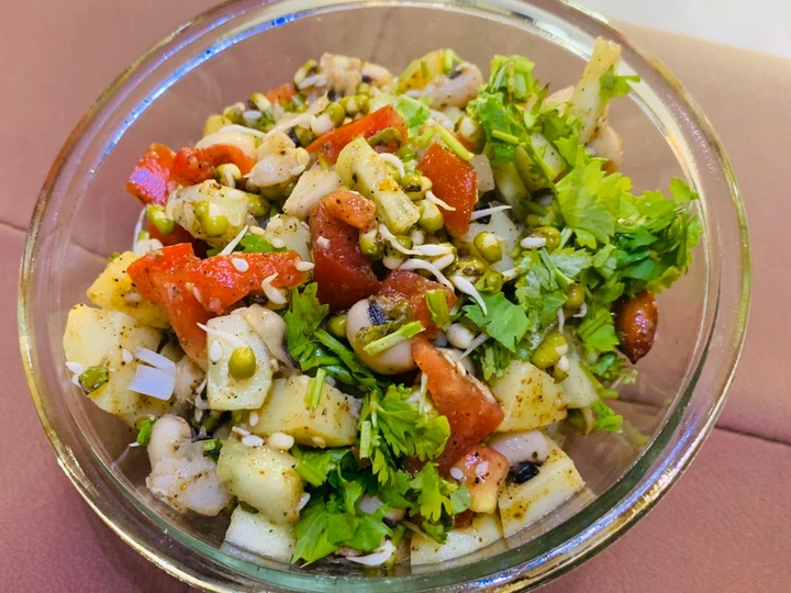 Easy Ways Prepare|Recipe} Sprouts Lobia Salad Anti-Fail