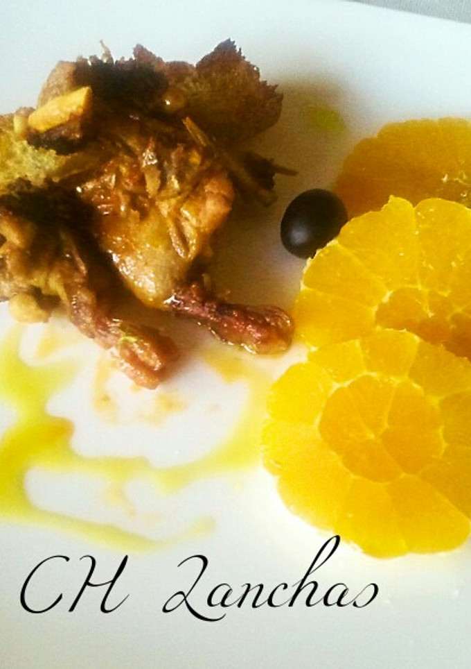 Una foto de Cabrito horneado en rojo y caramelizado con vinagre de maracuyá