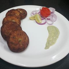A picture of Dahi Ke Kabab.