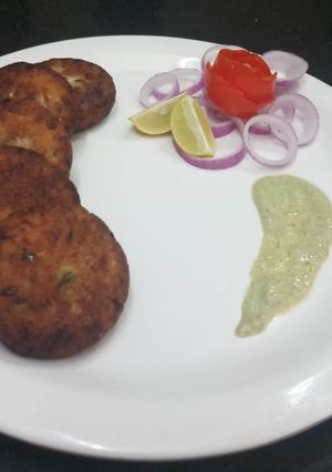 A picture of Dahi Ke Kabab.