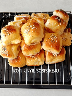 Foto resep Roti Unyil Sosis Keju