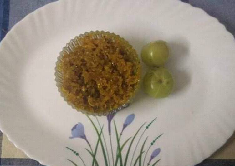 Easiest Way to Make Super Quick Homemade Amla chunda /gooseberry chunda