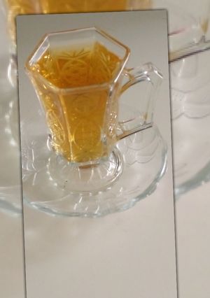 صورة لوصفة مشروب الزعتر بالنعناع