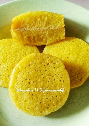 Foto resep Bika ambon ekonomis _ kue resep belajar #enakanbikinsendiri