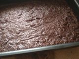Brownie de avena sin huevo