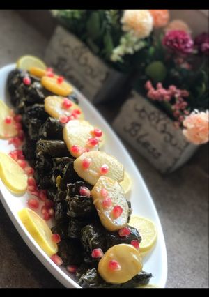 صورة لوصفة ورق عنب بالزيت 💕