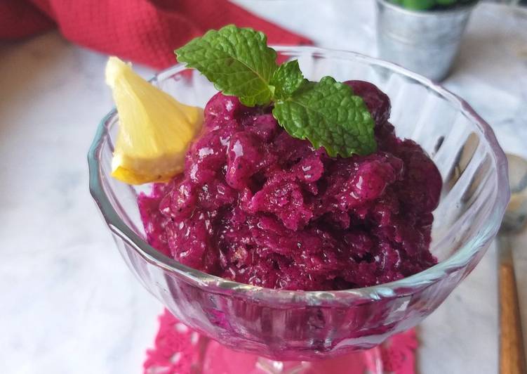 Resep Honey Lemon Naga Sorbet Anti Gagal