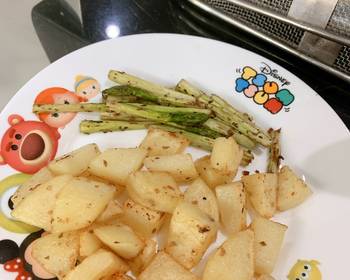 Ultimate, Prepare Low calorie cooked asparagus and potatoes Practical Delicious