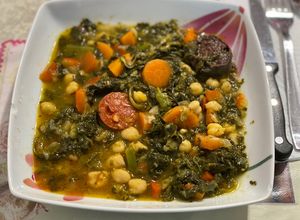 Una foto de Garbanzos con espinacas Thermomix TM31