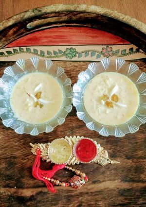 A picture of Creamy kheer.