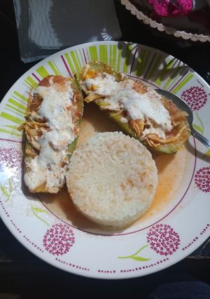 Una foto de Calabacitas rellenas
