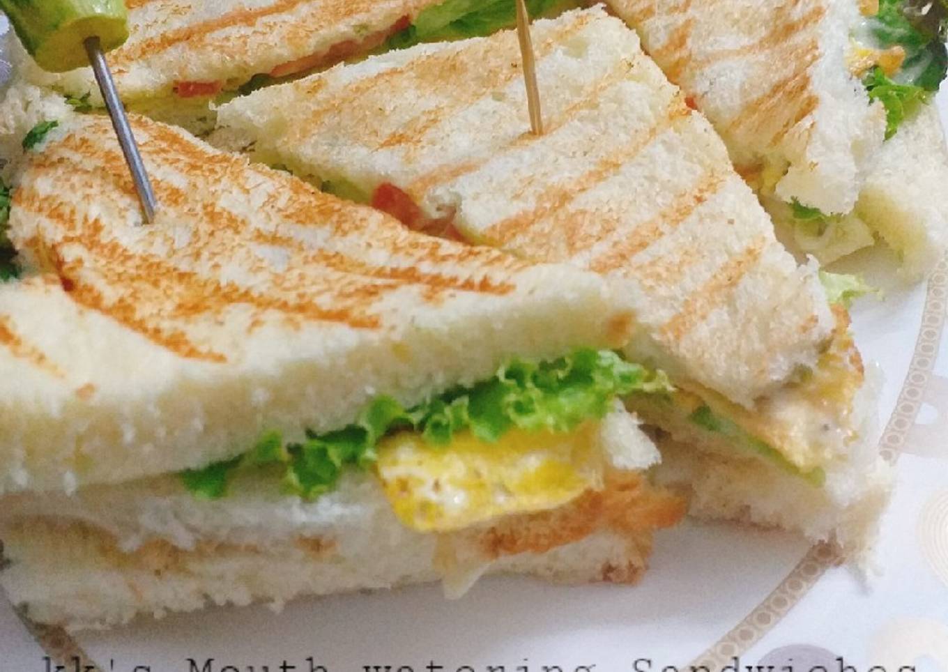 Kk's mouthwatering sandwiches