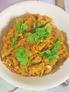 बैंगन का दही वाला भरता रेसिपी मुख्य फोटो