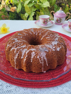 Una foto de Budín de limón con mascarpone