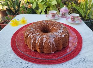 Una foto de Budín de limón con mascarpone