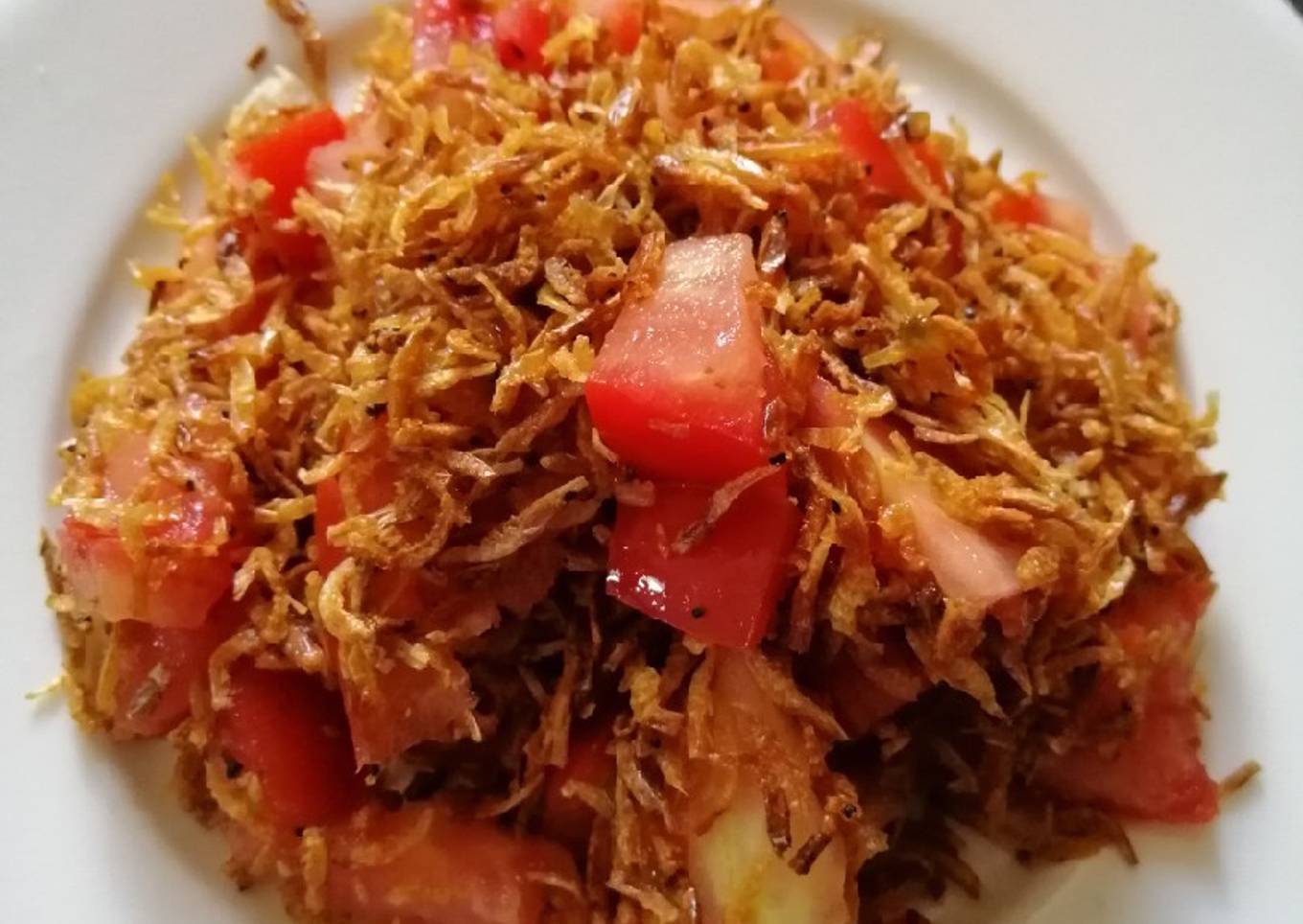 Recipe of Homemade Tiny Shrimps w/Tomato