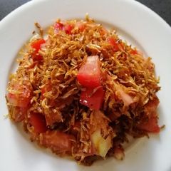 A picture of Tiny Shrimps w/Tomato.