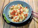 Pangsit Basah Tumis Sambel Bawang
