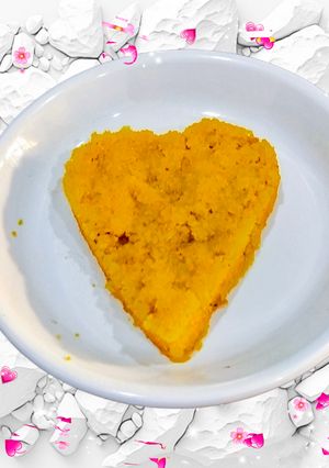 A picture of Mogar Moong Dal Halwa.