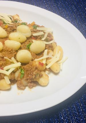 Una foto de Salsa boloñesa para acompañar Ñoquis!