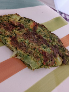Una foto de Tortilla de brócoli