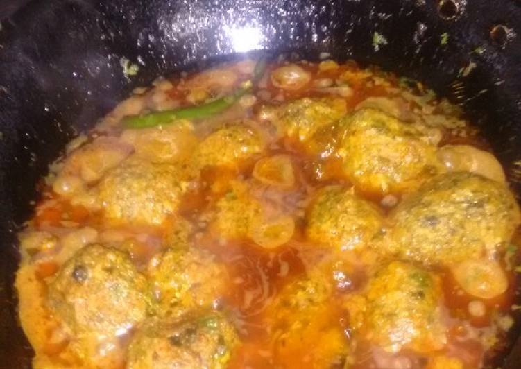 Recipe of Award-winning Palak Kofta Curry