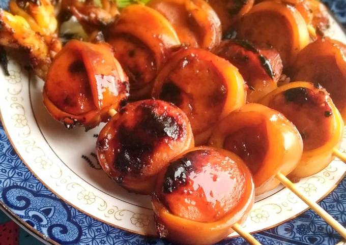 Resep: Cumi Pansos&#34;panjat sosis&#34;🍢 Istimewa