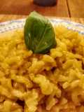 Risotto Milanese con Azafrán o curry