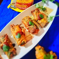 A picture of Spinach Maggi Fritters.