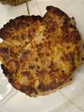 Golden Amazing Fritters - Left Over Roast potatoes and Onions. - enjoy :P