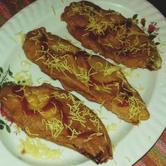 A picture of Cabbage leaves Pakoda.