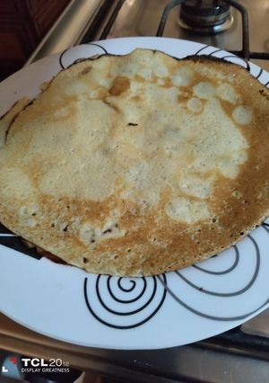 Una foto de Panqueques sin lactosa