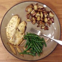 A picture of Broiled Tilapia Parmesan.