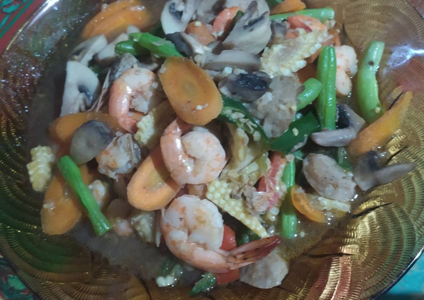 Cap Cay Udang Jamur������