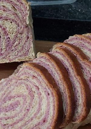 Foto resep Roti Tawar Gandum Ubi Ungu