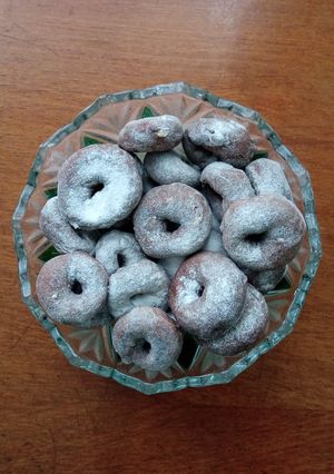 Фото Печиво пісне з какао та вівсяними пластівцями🍩.