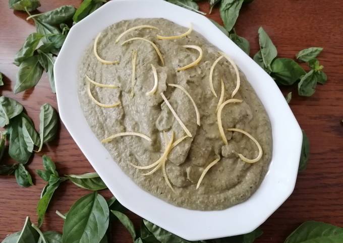 Ricetta di Fatto in casa super veloce Hummus di ceci e basilico