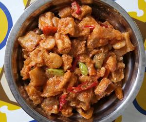 Cara Bikin Sambal goreng tahu udang krecek Praktis Enak