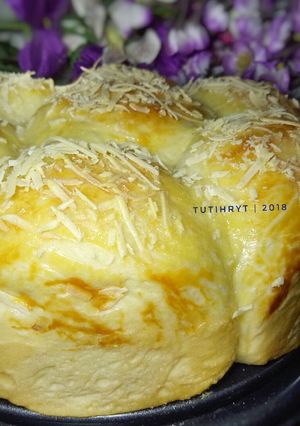 Foto resep 4. Roti sobek isi susu keju lembut dan halus #KamisManis