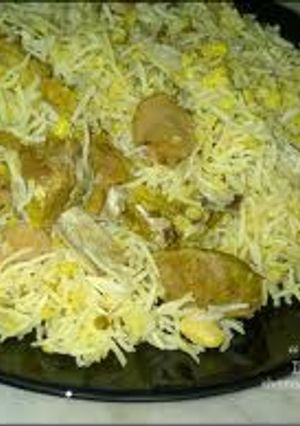 صورة لوصفة طريقة عمل كبسة بيضا