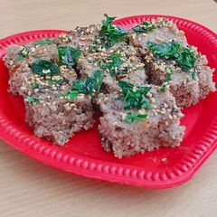 A picture of Ragi (Finger Millet) Dhokla.