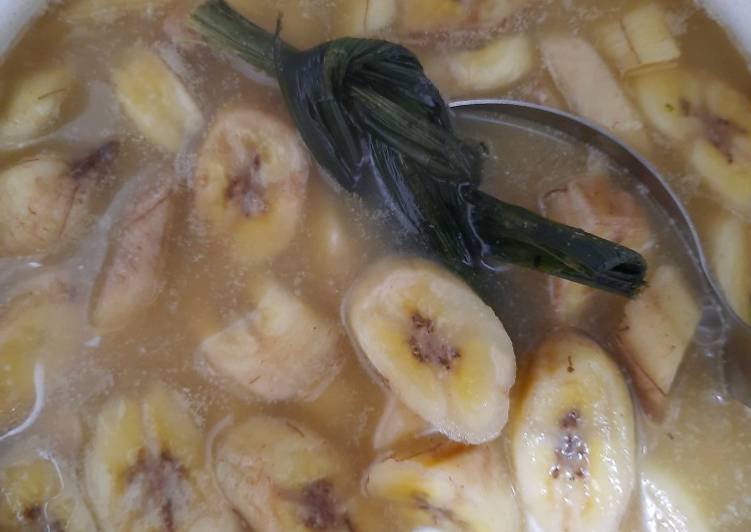 resep cara mengolah 24. Kolak pisang super mudah